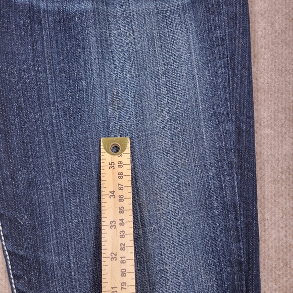 BUCKLE BKE Jeans Womens 27 Taylor Cropped Blue Designer Denim - Picture 7 of 7